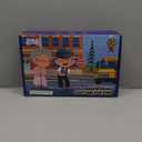 Skirfy Old Lady Costume for Kids, 100 Days of School Granny Outfit Kit with Wig, Cane and Other Dress Up Accessories (M(4.4-4.7ft,Age 6Y-8Y))