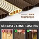 Reinforced PVC Privacy Fence Screen, Brown, 3×16 FT