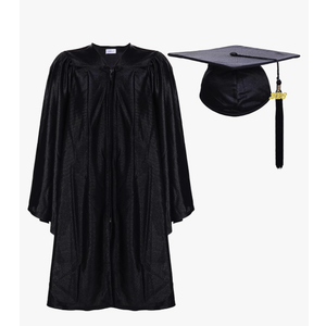 Newrara Unisex Shiny Kindergarten Graduation Gown Cap with Tassel Size:30"