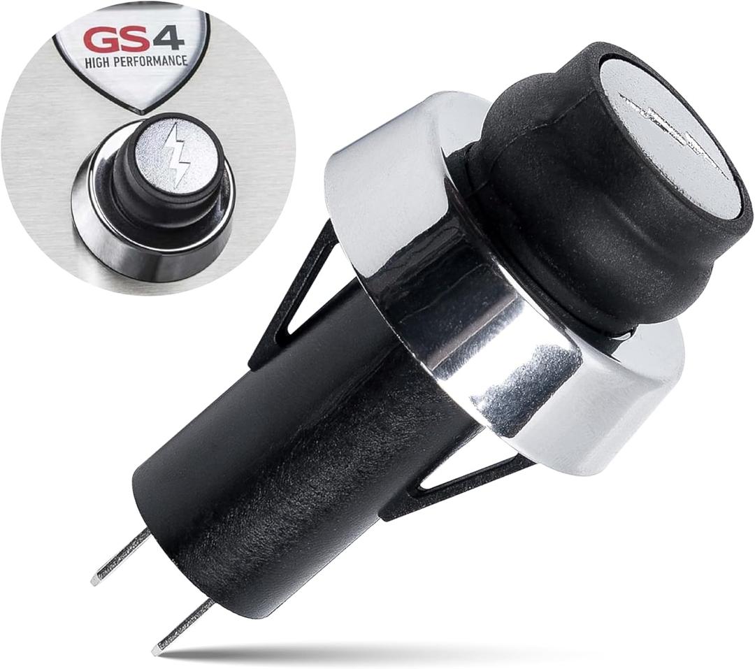 66220 Igniter Switch Compatible with Weber GS4 Genesis II Spirit II 200 300 400 600 Series Gas Grills 2017+ E/S-210 310 410 315 335 330 435 Ignition Push Button Replacement Electronic Igniter 45010001