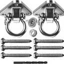 2 Bearing Swing Hangers Heavy Duty 304 Stainless Steel 1500LB Capacity 180for Yoga Porch Swing Seat Sandbag, Gym