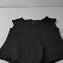 REORIA Butsmooth Women's Trendy Sexy Casual V Neck Double Lined Sleeveless Slimming Going Out Tank Top Bodysuits (Black)