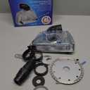 HERZO Dust Shroud Dust Extraction Cutting Guard for 5 inch and 4-1/2 inch Angle Grinder