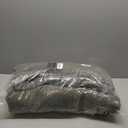 WDCOZY 100% Cotton King Size Quilt Set - Olive Green Striped Pick Stitch Soft Lightweight Bedspread, Textured Like Linen, Farmhouse Country Rustic Coverlet, Shabby Chic Gauze Bedding, 3 Pieces (King (106"x96"))