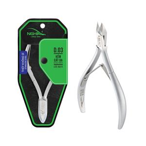 NGHIA Cuticle Nipper - D-03 JAW 14 | Stainless Steel | Durable and Sharp | Ergonomic Design | Grey Plated | Ideal for Salons and Home Use (Jaw 14 (5.5 - 6.5 mm))