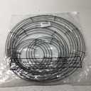 5 Pieces Christmas Metal Wreath Frame Ring Round DIY Macrame Floral Crafts Wire Wreath Form Christmas Decoration Door Craft (Deep Green, 12 Inch, 8 Inch)