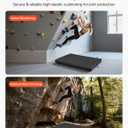 VEVOR Bouldering Crash Pad, Bi-Fold Rock Climbing Crash Pad with Adjustable Backpack Straps and Handle, Foldable Lightweight for Indoor Bouldering & Outdoor Climbing(4x3 ft), 48.4 x 35.6 x 3.9 in / 1230 x 905 x 100 mm