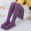 vanberfia Warm Tights for Baby Girl: Winter Cotton Cable Knit Stocking - Thick Toddler Legging for Various Occasions (8-10 Years, Cll17084)