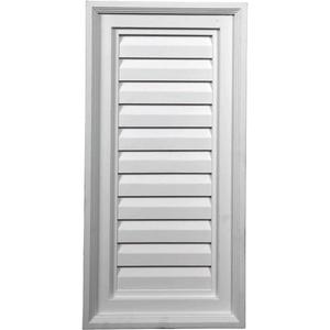 Ekena Millwork 12"W x 24"H x 1 1/4"P, Vertical Gable Vent Louver, Non-Functional