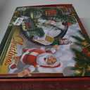 Christmas Train Set for Around The Tree Train Toys for Toddlers with Luxury Track & Glowing,Lights & Sound,Train Carriages & Tracks for 3 4 5 6 7 8+ Years Old Kids Decoration Indoor