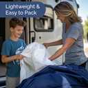 Short Queen Size 4 Piece Sheet Set - RV Short Queen, Ultra-Soft, Breathable & Cooling Bed Sheets Set with Deep Pockets - Hotel Luxury Bedding for Women & Men - Wrinkle Free & Fade Resistant - White