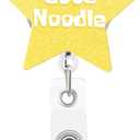 Funny Nurse Badge Reel, Good Noodle Badge Holder with Retractable Clip, Cute Gifts for Nursing Student RN LPN CNA MA Medical Worker Teacher Doctor
