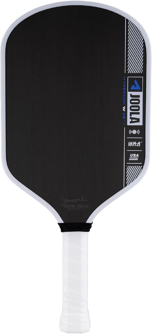 JOOLA Pro IV Pickleball Paddles  Raw Carbon Fiber Surface  Tech Flex Power  Propulsion Core  Wide or Elongated  UPA-A and USAP Approved (16mm, Hyperion (Simone))