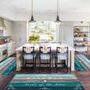 Sofort Farmhouse Kitchen Rugs Set of 3, Non Slip Washable Kitchen Mats for Floor Kitchen Runner Rug, Rugs for Kitchen Floor, Hallways, Entryway, Laundry
