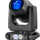 200W LED Moving Head Stage Lighting 5 Mode 10 Colors 14 GOBO 18 Prism DJ Light 14CH RGBW 4in1 Controlled By Scene Auto Sound Master-Slave DMX Moving Head Light DJ Lights for Party Club Church Show
