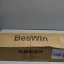 BesWin Large Exercise Mat 8' x 4'(6mm), Extra Thick Workout Mats for Home Gym Flooring, High Density Non-Slip Gym Mats Fitness Mat for Cardio, Weights, Jump Rope, Fitness - Use With or Without Shoes