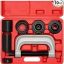 Ball Joint Removal Tool Kit,10PC Ball Joint Press Kit for Most 2WD 4WD Cars and Light Trucks (red)