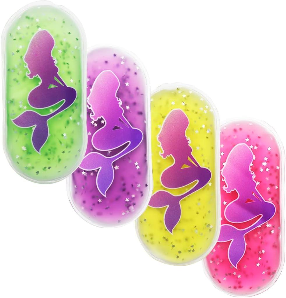 3 x Boo Boo Ice Pack for Kids, Small Ice Pack for Injuries Cold Compress Gel Pack Cold Therapy for Scrape Knee, Bump Head, Hurt Elbow, Hit Thumb (4 Count (Mermaid)) 3 x Boo Boo Ice Pack for Kids, Small Ice Pack for Injuries Cold Compress Gel Pack Cold Therapy for Scrape Knee, Bump Head, Hurt Elbow, Hit Thumb (4 Count (Mermaid))