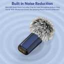 NPTCL Wireless USB Microphone for PC Laptop iPhone 16/15 Android Phone - Noise Canceling Lapel Lavalier Mic with 24H Charging Case for Video Recording Vlog TikTok Podcast Live Streaming (USB & USBC)