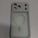 Thomo Magnetic for iPhone 17 Pro Max Case, [Compatible with Magsafe] [Full Camera Protection] Translucent Matte Military Grade Shockproof with Anti-Fingerprint Phone Cover 2025, Calke Green