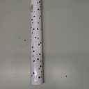 Homeral White Polka Dot Wrapping Paper Roll - 3D Embossed Luxury Gift Wrap for Birthday, Wedding, Bridal Shower, Mothers Day - Mini Roll - 17 Inch x 32.8 Feet