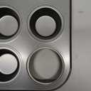 1-Piece 48 Cup Steel Muffin Pan  Non-Stick Mini Cupcake Pan, Bakeware Mini Muffin Tin, Dishwasher Safe(Round)