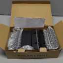 Solar Fence Lights Outdoor - 2700/4000/6000K 3 Mode, 8 Pack Solar Fence Lights Outdoor Waterproof LED, Fence Light Solar Powered for Outside, Backyard, Railing, Step, Patio,Wall and Home Improvement (Black)