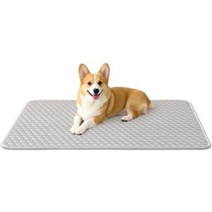 Dog Crate Pad for Dog Cages Soft Tricot Kennel Pad Anti-Slip Dog Bed Mat for Crates Durable Washable All Season Pet Beds Grey 36230.2inch