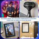 Self-Adhesive Mirrors Mosaic Tiles, 7200 Black Glass Pieces, 5 x 5 mm, Modern Style, Square Edge, DIY Craft Mirror Tiles