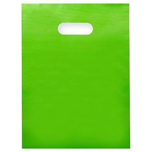 Choice Marts 100 Lime Green Bags for Small Business 1.5Mil 9"x12" Perfect For Merchandise And Retail Extra Thick Glossy Thank You Bags With Handles