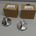 HOME SO Suction Cup Hooks for Shower, Bathroom, Kitchen, Glass Door, Mirror, Tile  Loofah, Towel, Coat, Bath Robe for Hanging up to 15 lbs  Polished Matte Chrome, Brushed Nickel (2-pack)