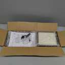 Mkono Hanging Jewelry Organizer Wall Mounted Jewelry Organizer Necklace Holder with Rustic Wood Shelf, Ring Display Box, Ear Studs Earring Holder Bracelet Organizer