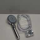 RV Shower Head with Hose, High Pressure 5 Mode Shower head Replacement, Showerheads for RV/Campers, Travel Trailer, Motorhome for Water Saving, Handheld Shower Head Holder and Hose, On Off Switch (Premium Chrome)