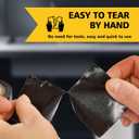 SIKEDEPRO 5-Pack Black Heavy Duty Duct Tape 2 inches x 30 Yards Duct Tape,Strong, ducttape, Flexible, No Residue, Waterproof High Strength,All-Weather and Tear by Hand - Bulk Value for Repairs