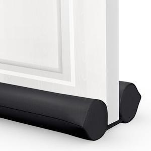 Comfyanno Under Door Draft Stopper - Bottom Door Gap Filler & Seal - Windproof Coating Cover - Fits 30” to 36” Door - Block Noise, Sound, Hot Air, Light, Wind - Easy Install Draft Blocker - Black