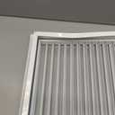 20" X 20" Aluminum Return Filter Grille - Easy Airflow - Linear Bar Grilles [Outer Dimensions: 22.5"w X 22.5"h]