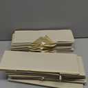 DIMJ Drawer Organizer Clothes, 12 Pack Dresser Organizer, Foldable Closet Organizers and Storage, Fabric Dresser Bins, Drawer Dividers for Nursery, Baby Clothes, Underwears, Sock (Beige)