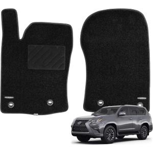 WENNEBIRD Superior Carpet Front Row Floor Mats for 2014-2023 Lexus GX460, 0.6-Inch Ultra-Thick, Noise-Reducing, All-Weather Waterproof Anti-Slip  2-Pc Set