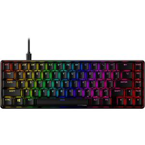 HyperX Alloy Origins 65 - Mechanical Gaming Keyboard  Compact 65% Form Factor - Linear Red Switch - Double Shot PBT Keycaps - RGB LED Backlit - NGENUITY Software Compatible,Black
