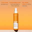 Clarins Body Sunscreen Lotion Spray | Broad Spectrum SPF 50+ | UVA/UVB Protection | Lightweight and No White Cast | Enriched with Antioxidants | All Skin Types, including Sensitive Skin | 5 Ounces