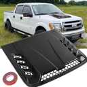 Hood Scoops For Cars, Universal Hood Scoop Hood Vents, Automotive Hood Scoops for Trucks Compatible with Dodge Ram 1500 2500 F150 F250 F350 Toyota Tundra GMC Sierra 1500 2500 Jeep Wrangler