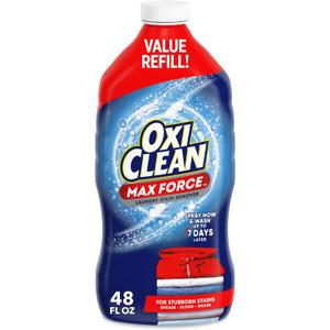 OxiClean Max Force Laundry Stain Remover Spray Refill, 48 fl oz