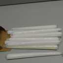 12 Pack White Taper Candles 10 inch - Taper Candles Dripless, Smokeless, Unscented - 8 Hours Long Burning - Hand Poured Tall Candlesticks - Perfect for Home Decor, Weddings, and Special Occasions