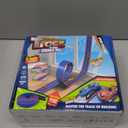 Flexible Tracks 15 Ft Flex Race Car Track for Kids Toy-DIY Car Track Set with 1/64th Rebound Cars Portable Rolls Up Race Tracks with Strong Suction Cups-Great Gifts Toys for Boys Girls Ages 3+