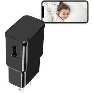 1080P USB Charger Camera,Indoor Phone Charger Camera or Home/Office/Nanny Surveillance Security Indoor