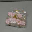 Patelai 24 Pcs Pink Flower Napkin Rings Set, Holiday Floral Napkin Ring Holder Gold Serviette Buckle Gift for Wedding Birthday Daily Party Banquet Luncheons Dinner Table Decor and Daily Use