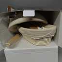 Sourdough Proofing Basket Gift Set, 9" Round and 10" Oval Banneton Bread Baking Supplies, Sourdough Baskets with Bread Lame, Danish Whish, Bowl Scraper, Sourdough Scraper, and Linen Liner (9-Piece Kit)