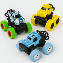 3-Pack Friction Powered Monster Trucks – Mini Off-Road Toy Cars for Kids | Pull Back Vehicles with Big Wheels & Suspension