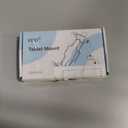 KDD iPad and Phone Tripod Mount Adapter with Ball Head, iPad Holder for Tripod, 360 Rotatable Tablet Clamp Mount fits iPad Pro 12.9, Air Mini 3 4, Galaxy Tab, Surface Pro, Selfie Stick (5.3-10.6") (Black)