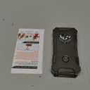 5-In-1 Torch Lighter with Tool, Holder, Punch, Draw Enhancer Tool, Double Jet Flame, Windproof Lighters, Gifts for Men, Rechargeable Refillable Butane Lighter, Cool Lighters for Men Candles (Gray)